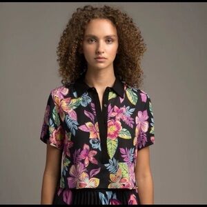 LE SUPERBE Palm Beach Polo Shirt • small • MSRP $275 Neiman Marcus